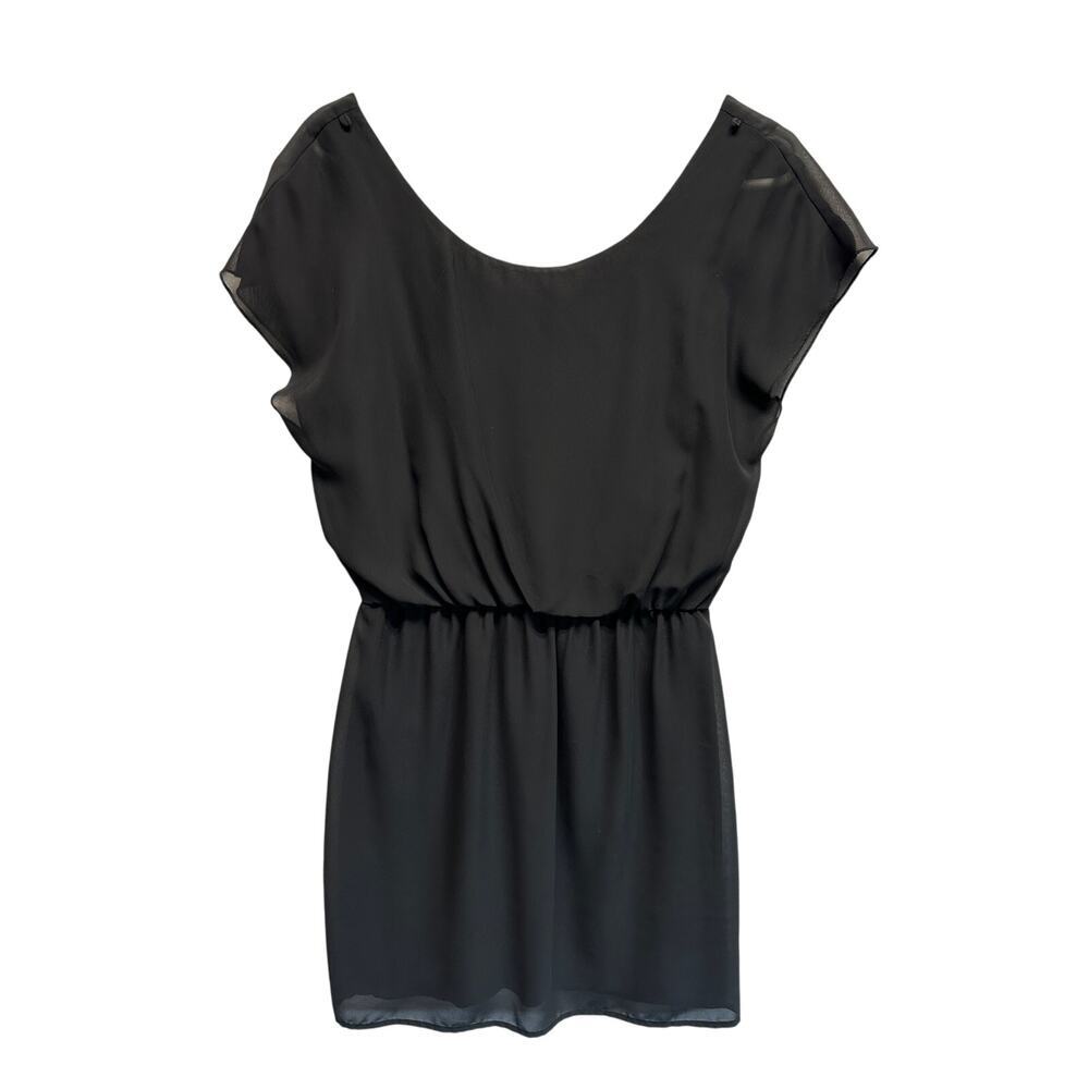 City‎ Triangles Little Black Summer Dress Med Black
